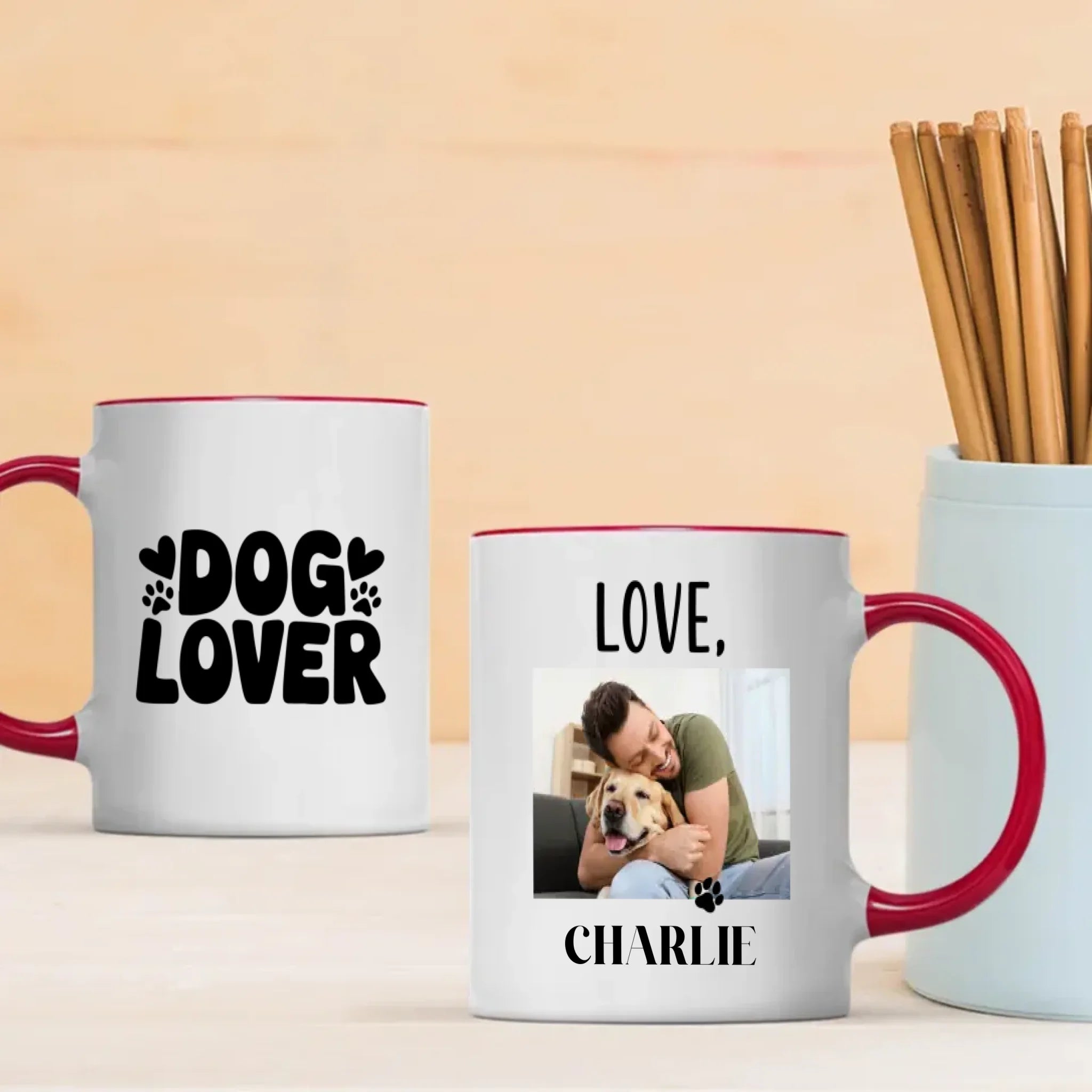 Personalized Dog Lover Mug – Custom Pet Photo Gift for Dog Moms & Dads – 89Prints