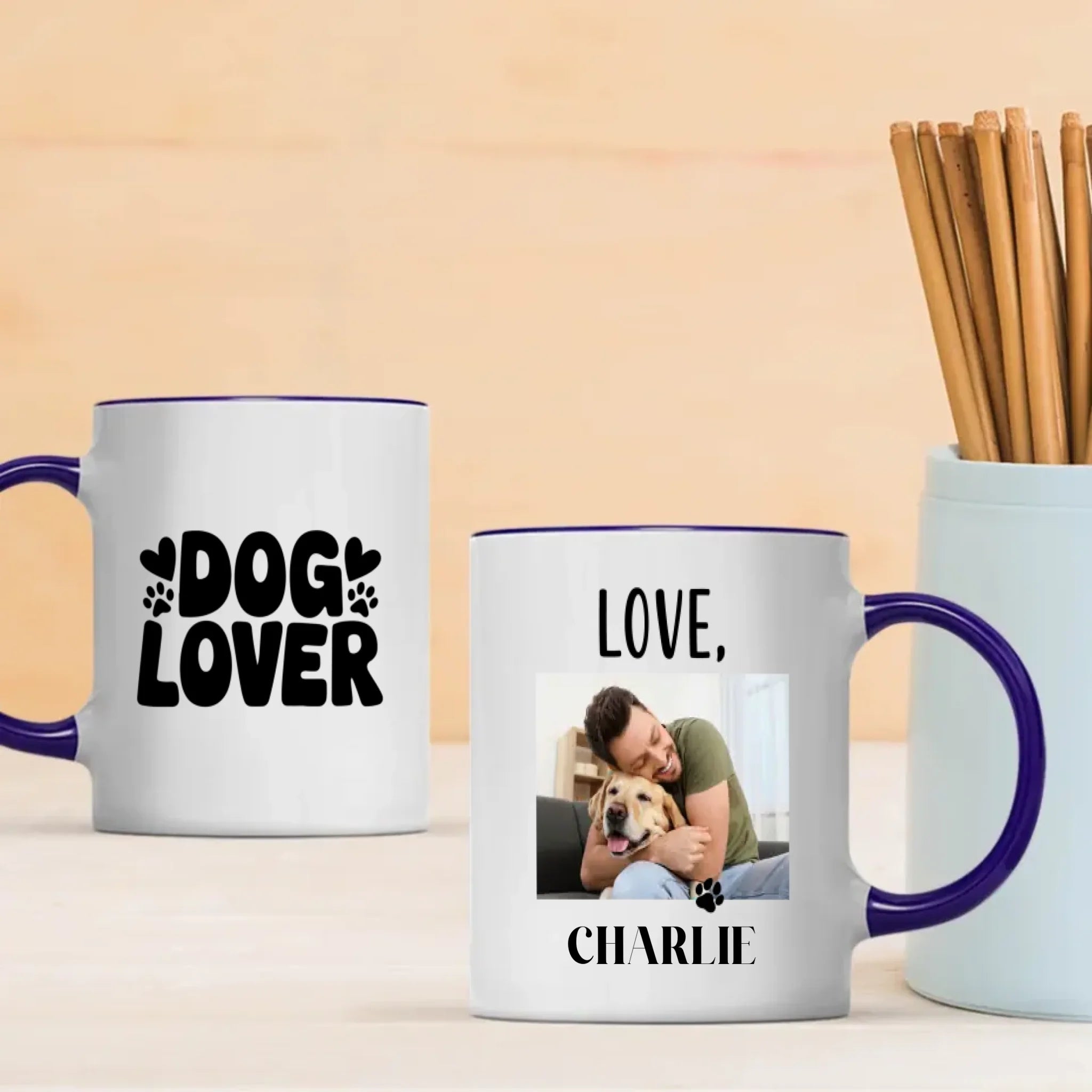 Personalized Dog Lover Mug – Custom Pet Photo Gift for Dog Moms & Dads – 89Prints