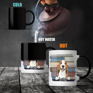 Adopt a Dog, Change a Life – Personalized Dog Lover Mug with Custom Dog Name - 89Prints