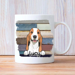 Adopt a Dog, Change a Life – Personalized Dog Lover Mug with Custom Dog Name - 89Prints