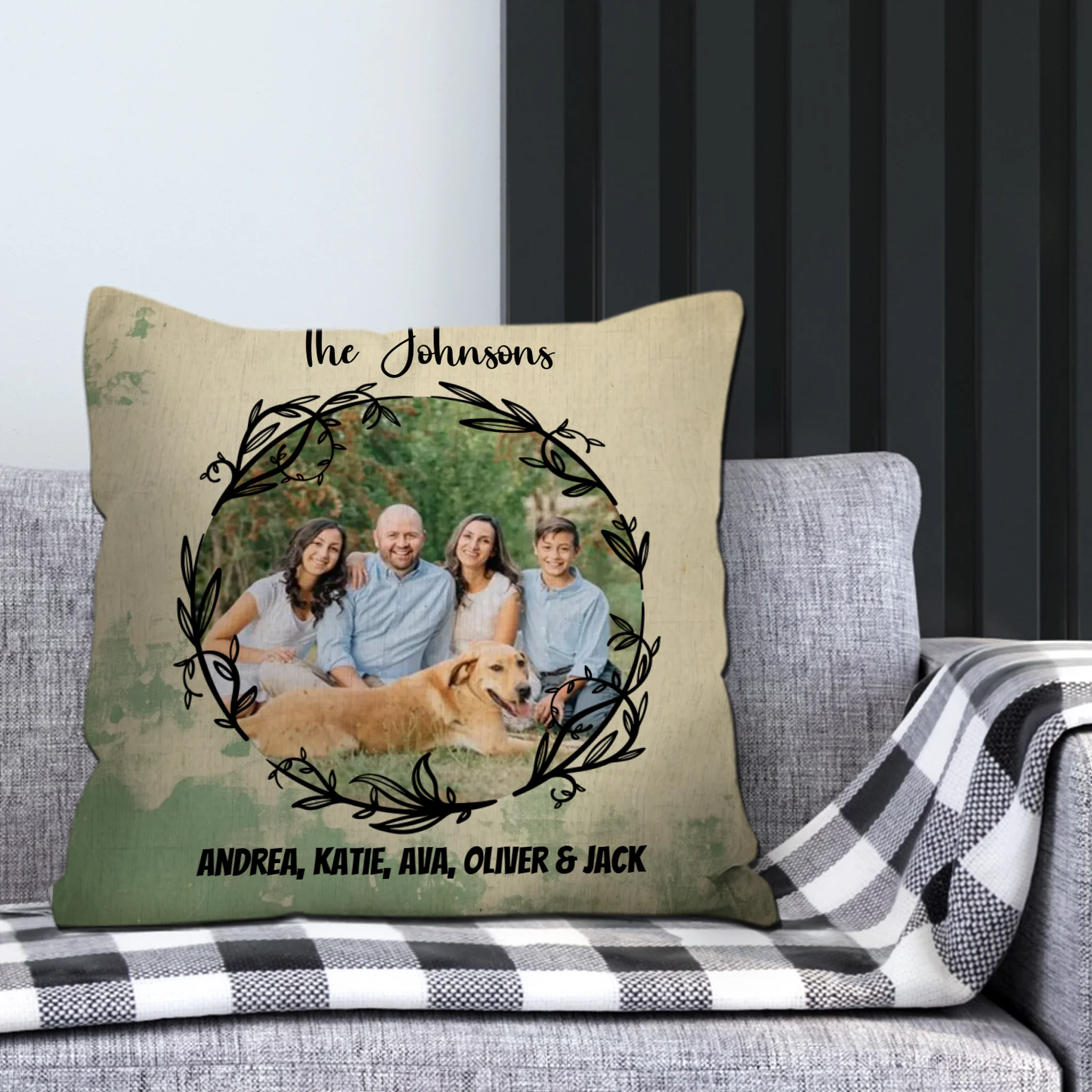Personalized Family Photo Pillow – Cherish Every Moment Together - 89Prints