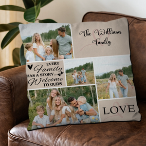 Custom Family Pillow – Love, Laughter & Togetherness - 89Prints
