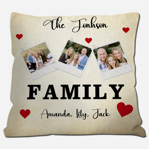 Custom Family Pillow – Add Warmth & Style to Your Home - 89Prints