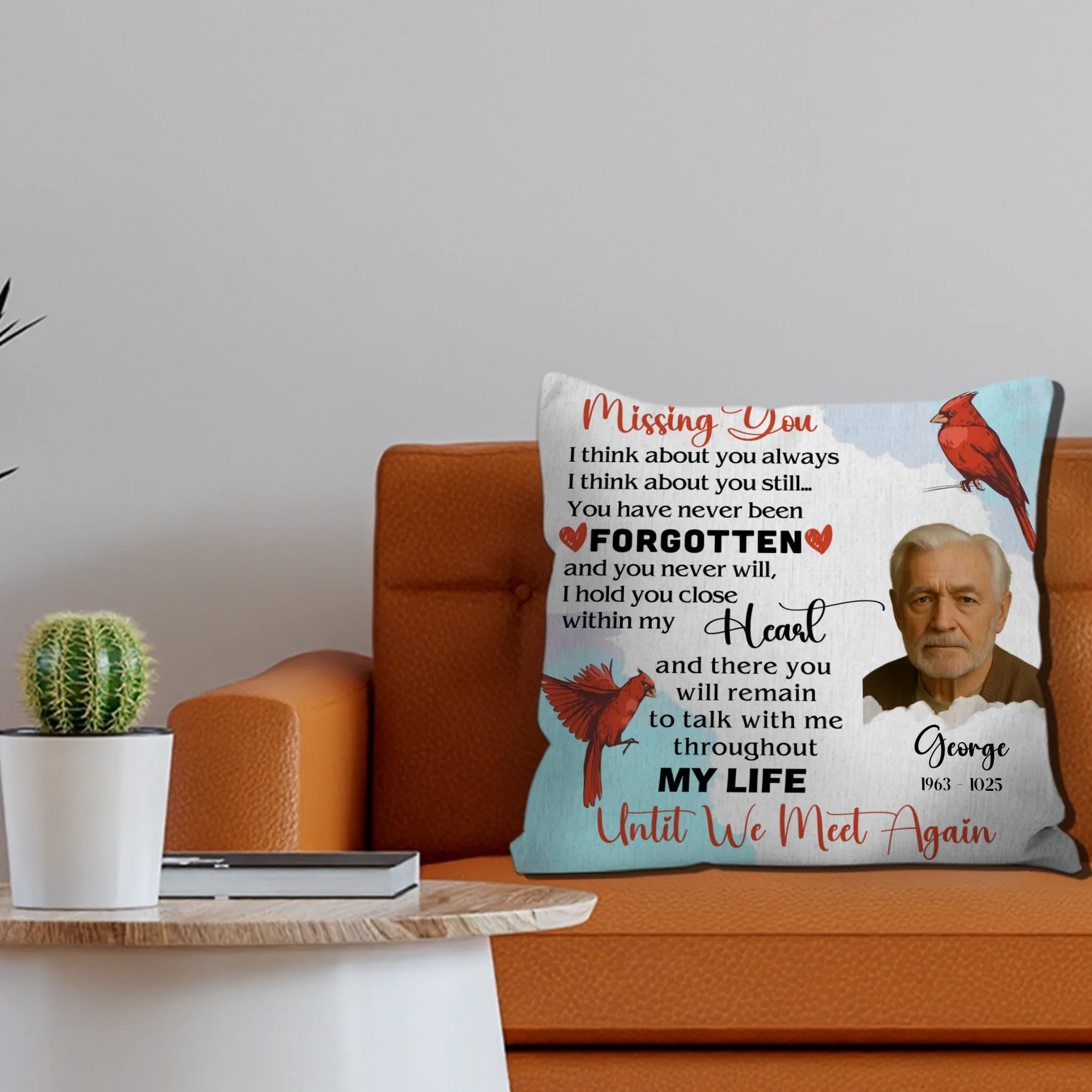Grandpa, You Are My Life – Personalized Pillow for Daily Remembrance - 89Prints