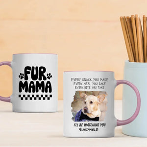 Fur Mama Personalized Dog Mug – Funny “I’ll Be Watching You” Gift for Dog Lovers – 89Prints