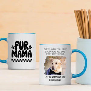Fur Mama Personalized Dog Mug – Funny “I’ll Be Watching You” Gift for Dog Lovers – 89Prints