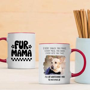Fur Mama Personalized Dog Mug – Funny “I’ll Be Watching You” Gift for Dog Lovers – 89Prints