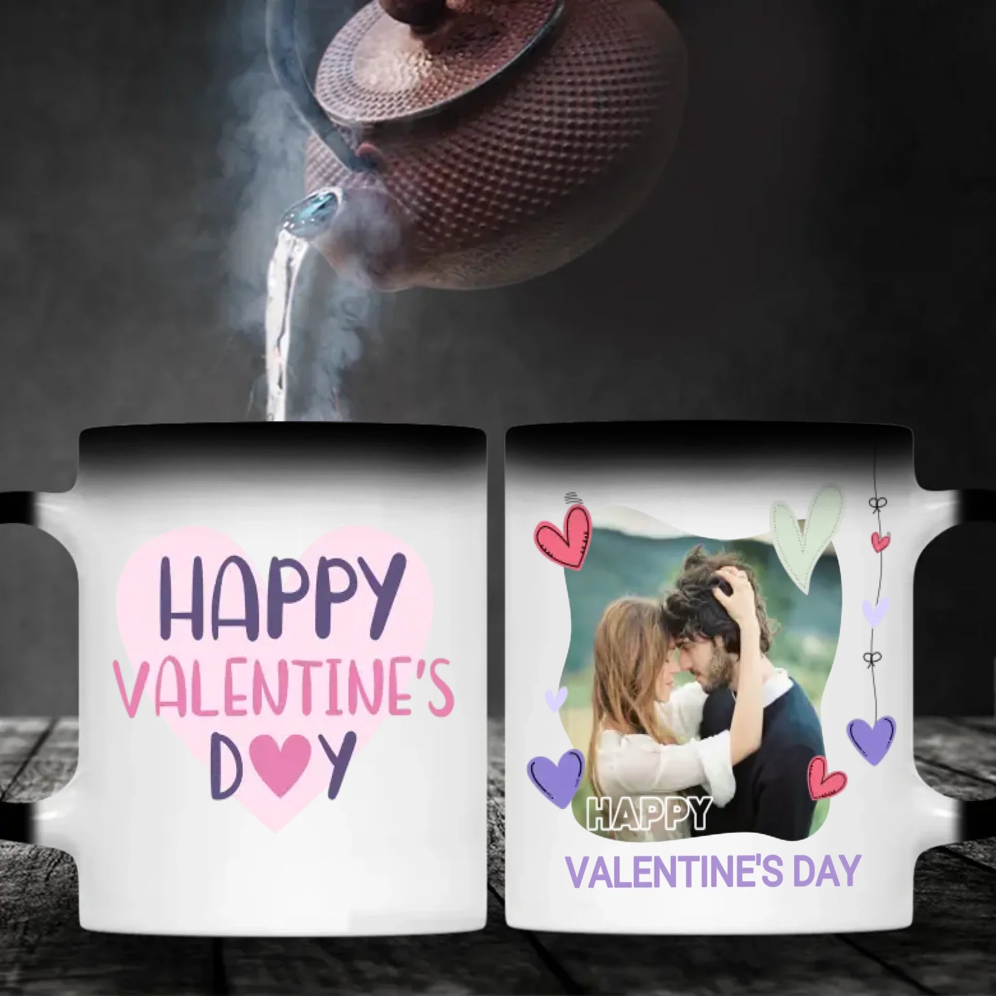 Love Is Everywhere Personalized Photo Mug A Unique Romantic Gift for Couples - 89Prints