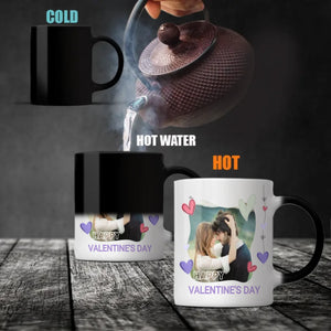 Love Is Everywhere Personalized Photo Mug A Unique Romantic Gift for Couples - 89Prints