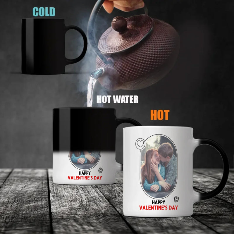 Personalized Heat Sensitive Mug A Unique Valentine’s Gift Featuring Your Photo - 89Prints