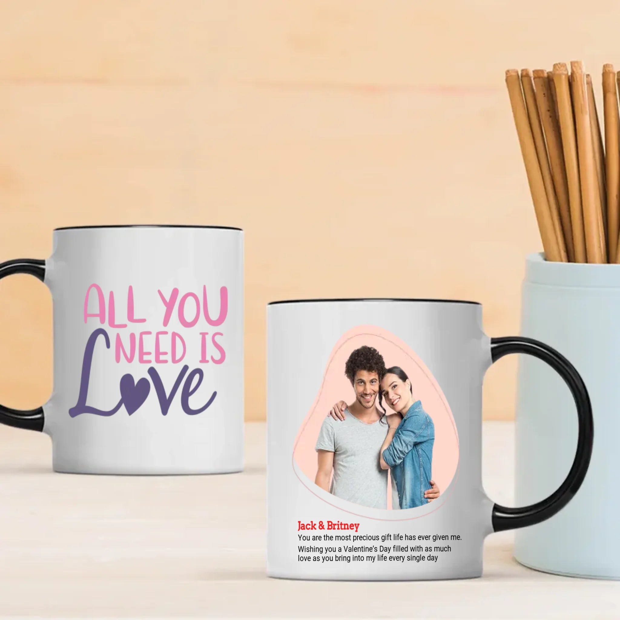 Love Quote Mugs Custom Romantic Coffee Mugs for Couples from 89Prints