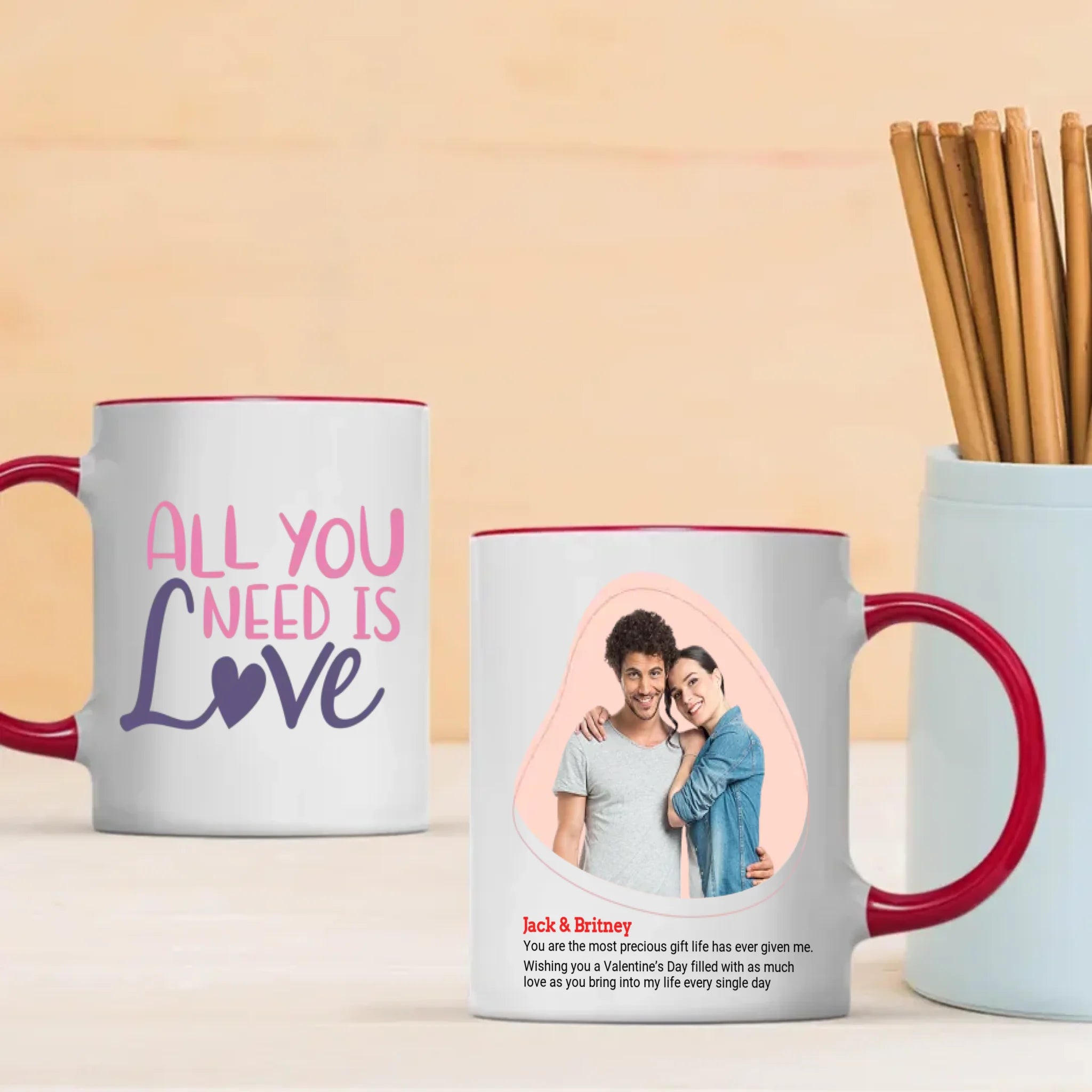 Love Quote Mugs Custom Romantic Coffee Mugs for Couples from 89Prints