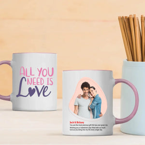 Love Quote Mugs Custom Romantic Coffee Mugs for Couples from 89Prints