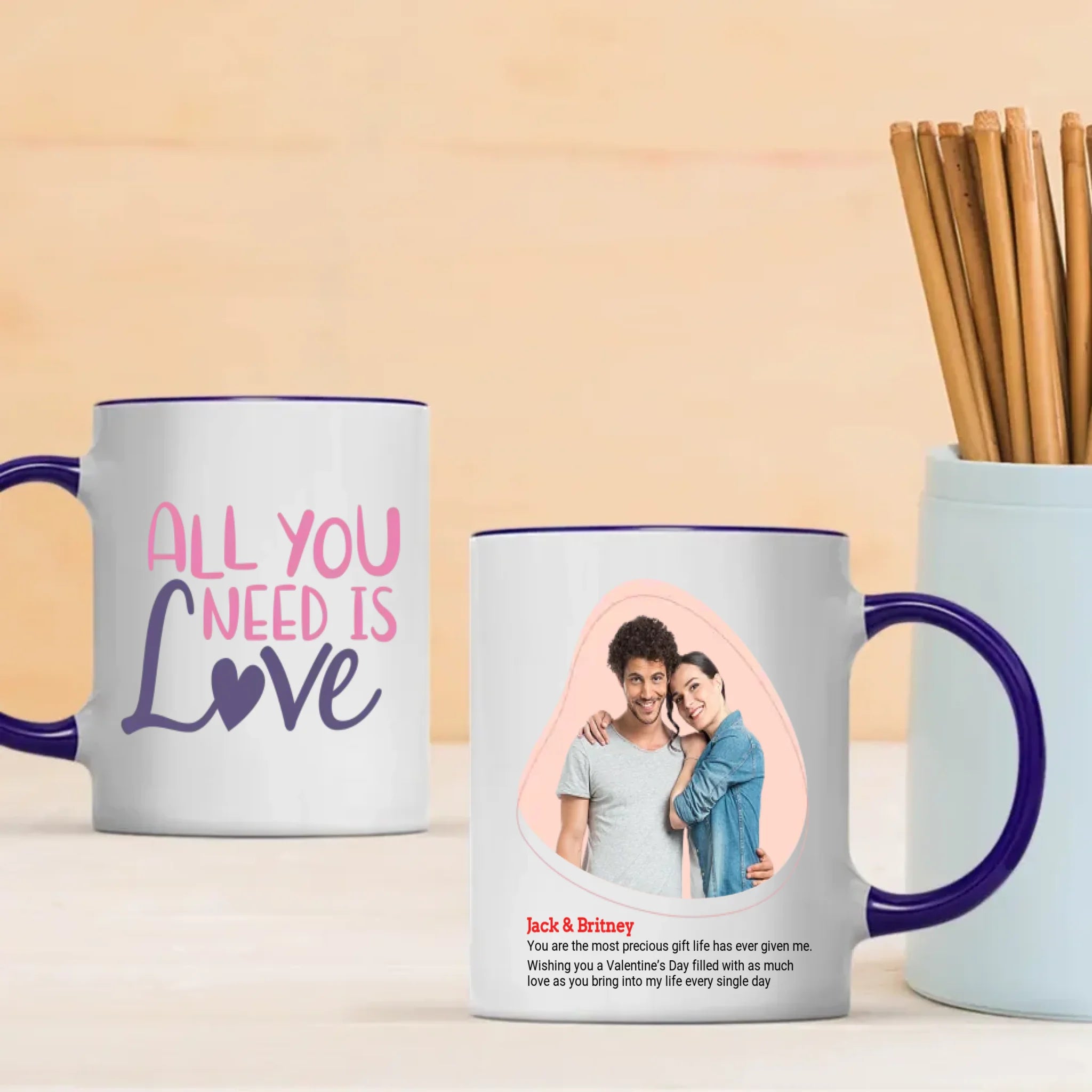 Love Quote Mugs Custom Romantic Coffee Mugs for Couples from 89Prints