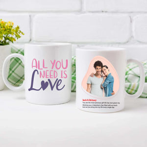 Love Quote Mugs Custom Romantic Coffee Mugs for Couples from 89Prints