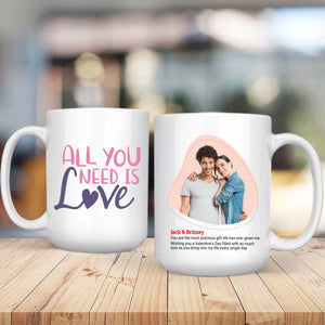 Love Quote Mugs Custom Romantic Coffee Mugs for Couples from 89Prints