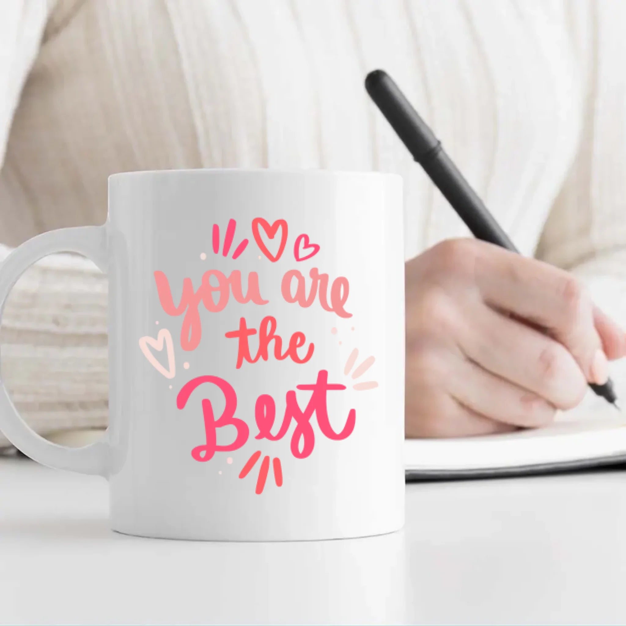 Personalized Couple Mug with Printed Photo and “You Are The Best” Message - 89Prints
