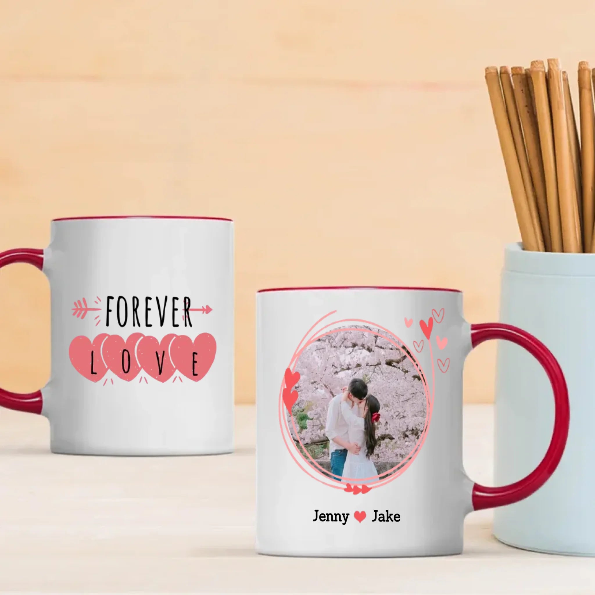 Romantic Couple Mugs – A Heartfelt Gift to Celebrate Love Every Day - 89Prints