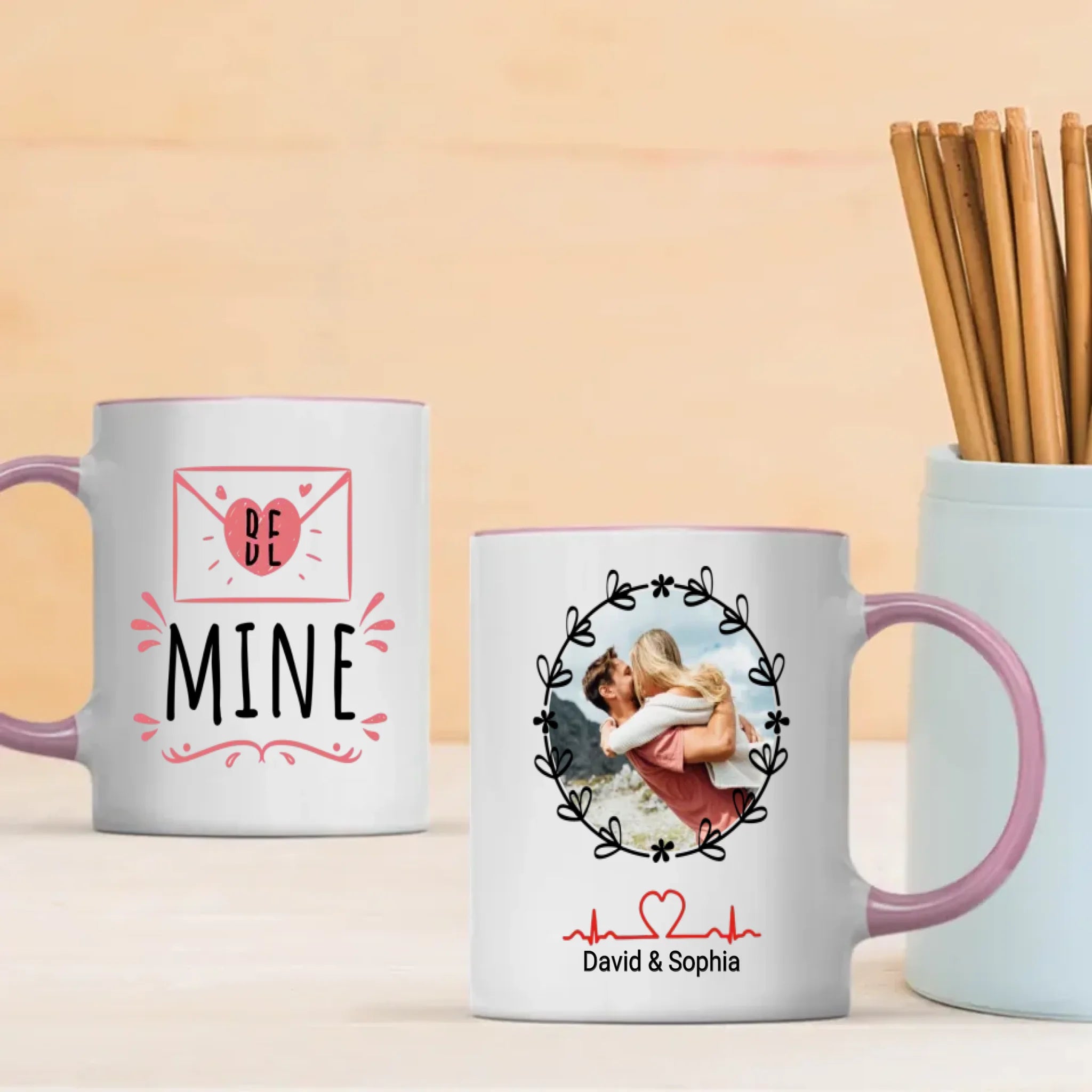 Personalized Love Accent Mug – A Romantic Touch Made Just for You - 89Prints