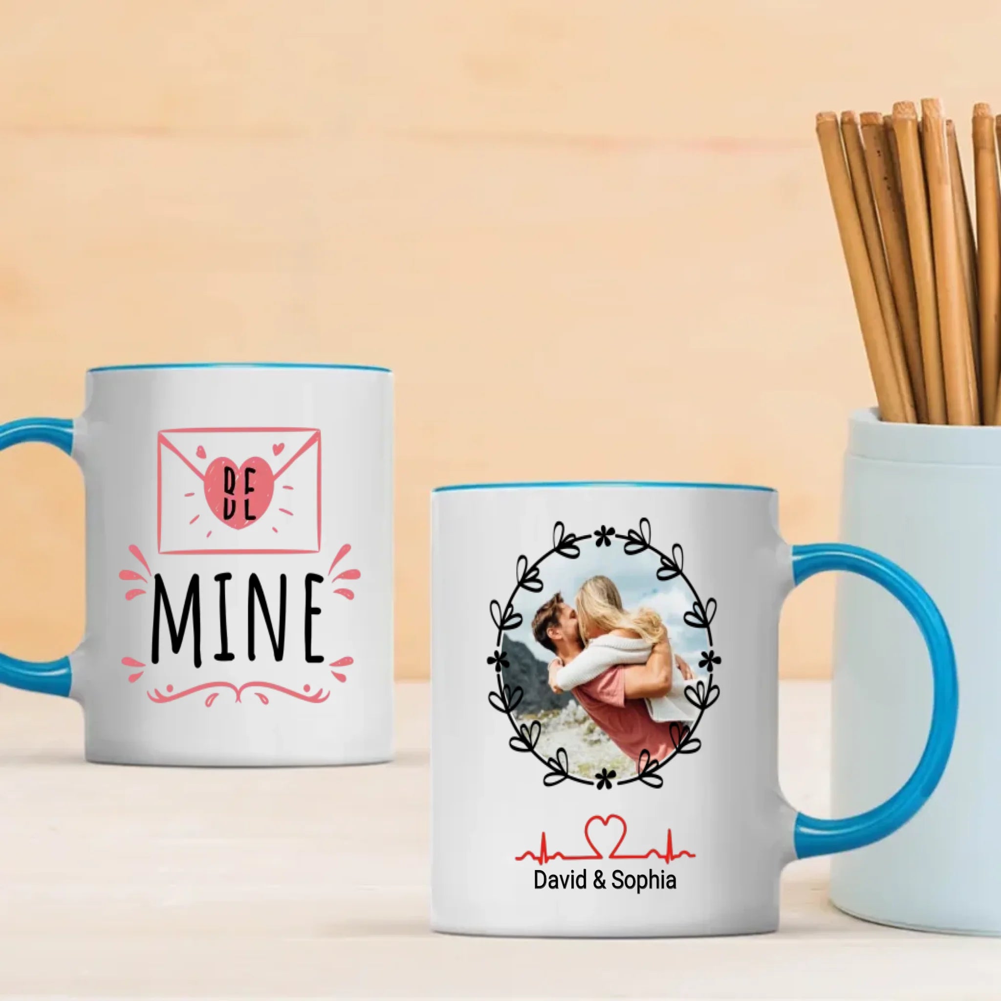 Personalized Love Accent Mug – A Romantic Touch Made Just for You - 89Prints