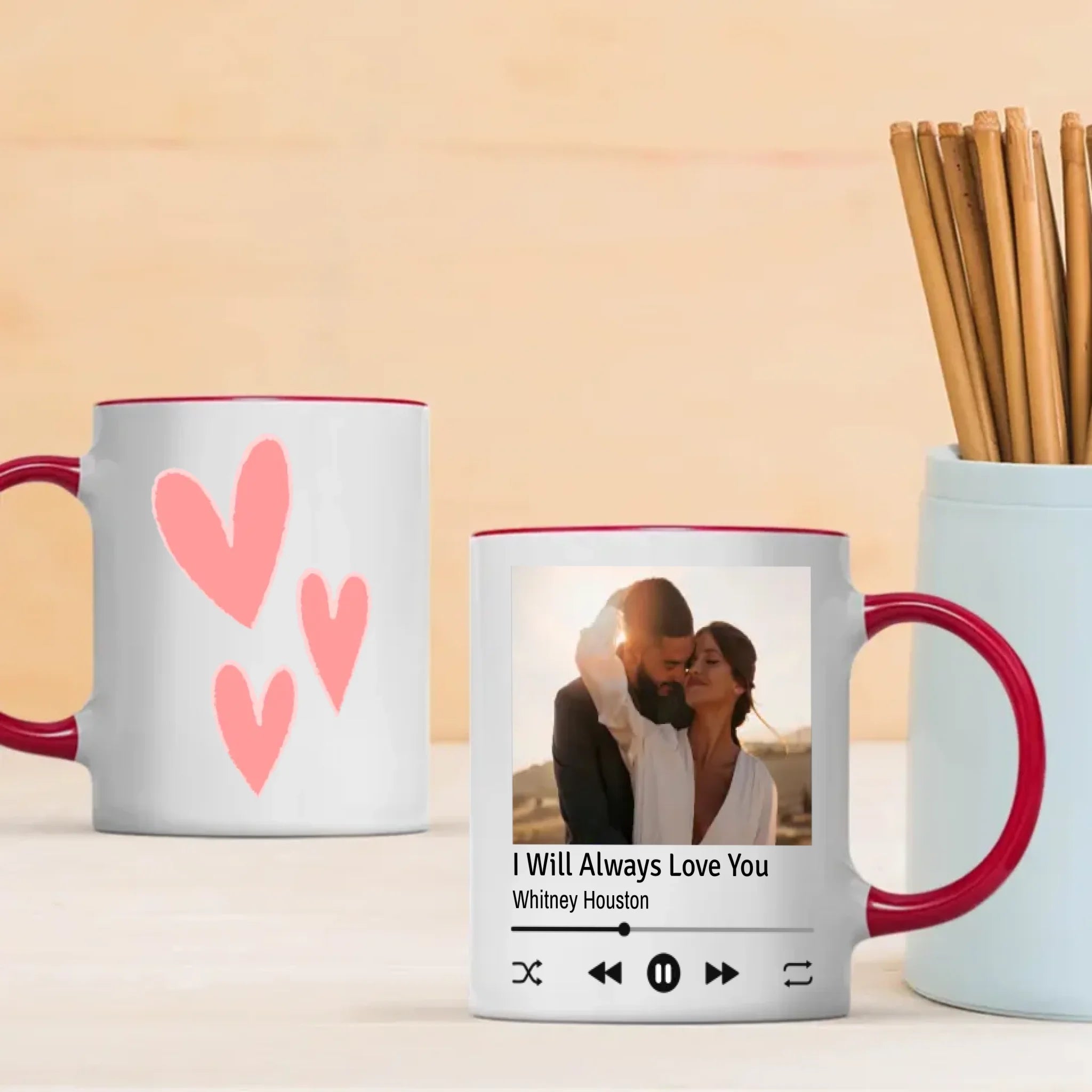 Personalized Photo Love Mugs – Capture Your Love in Every Moment - 89Prints