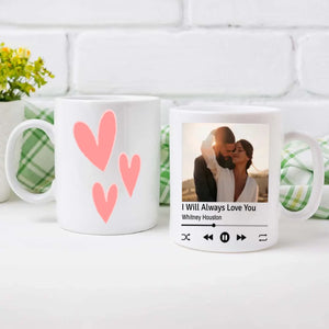 Personalized Photo Love Mugs – Capture Your Love in Every Moment - 89Prints