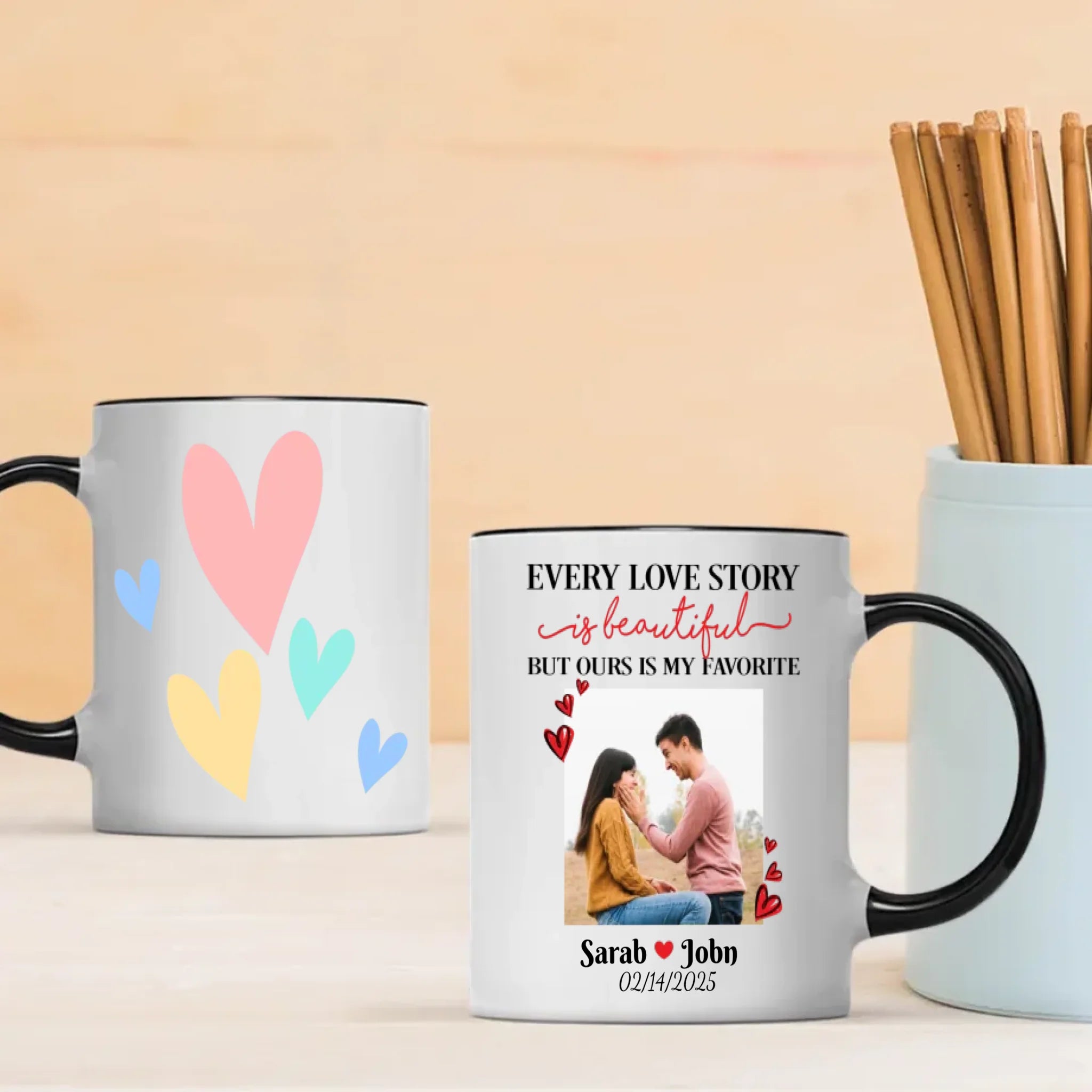Photo Printed Couple Mug for Eternal Love – Cherish Your Unbreakable Bond - 89Prints