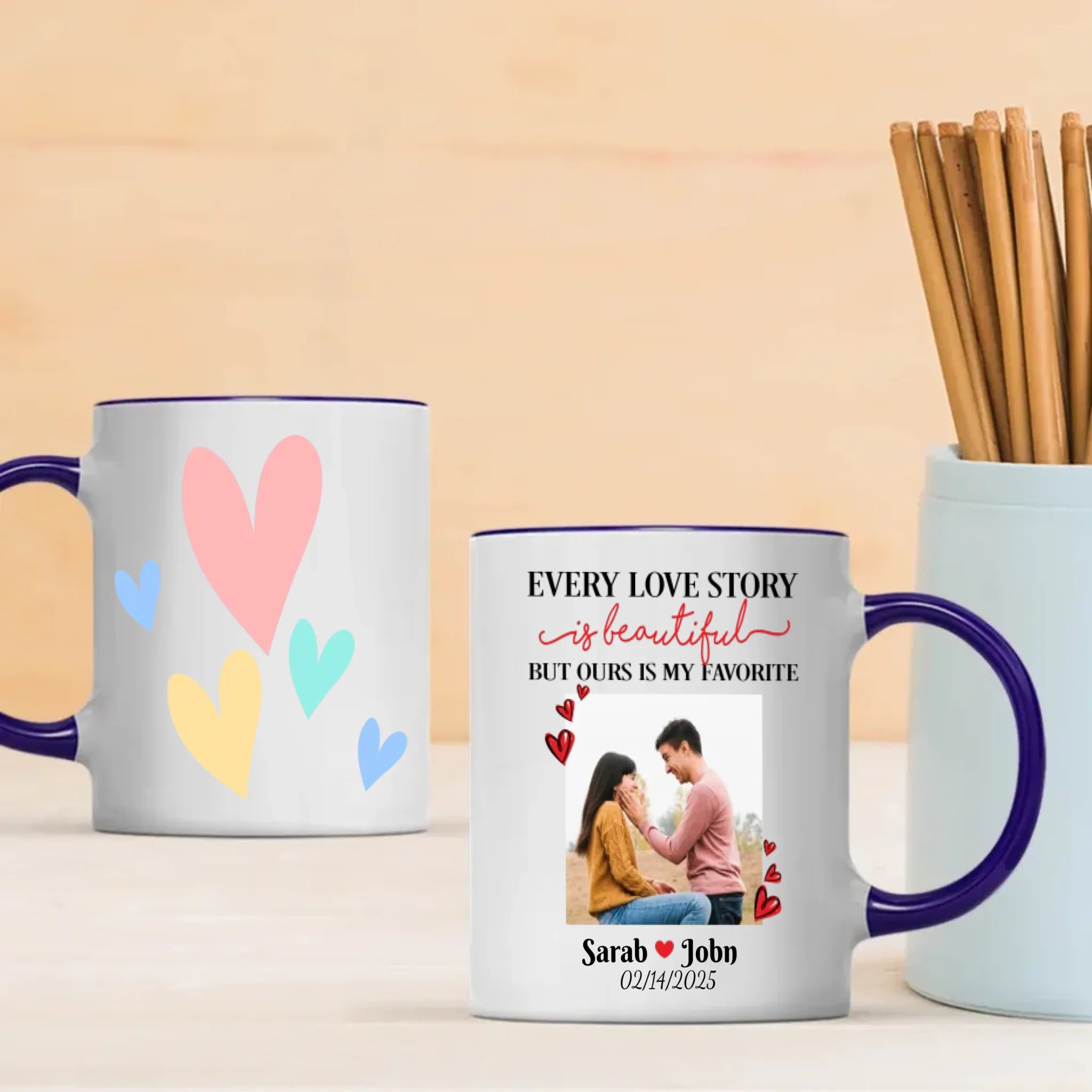 Photo Printed Couple Mug for Eternal Love – Cherish Your Unbreakable Bond - 89Prints