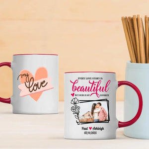 My Love Accent Mug – The Perfect Romantic Couple Mug to Celebrate Your Special Bond - 89Prints