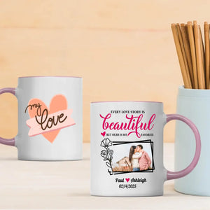My Love Accent Mug – The Perfect Romantic Couple Mug to Celebrate Your Special Bond - 89Prints