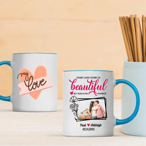 My Love Accent Mug – The Perfect Romantic Couple Mug to Celebrate Your Special Bond - 89Prints