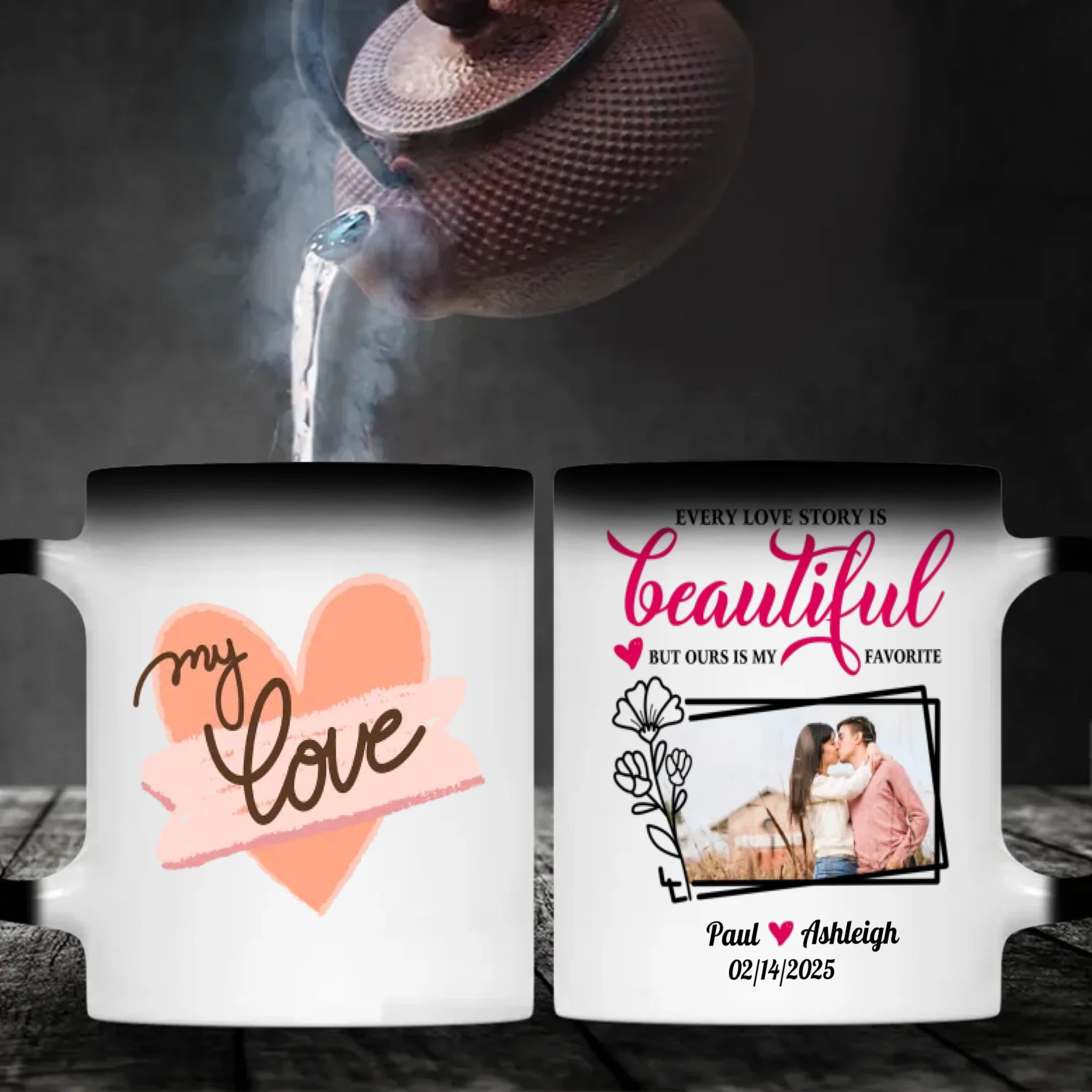 My Love Accent Mug – The Perfect Romantic Couple Mug to Celebrate Your Special Bond - 89Prints