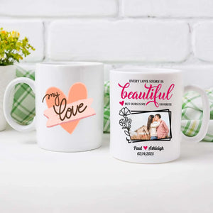 My Love Accent Mug – The Perfect Romantic Couple Mug to Celebrate Your Special Bond - 89Prints