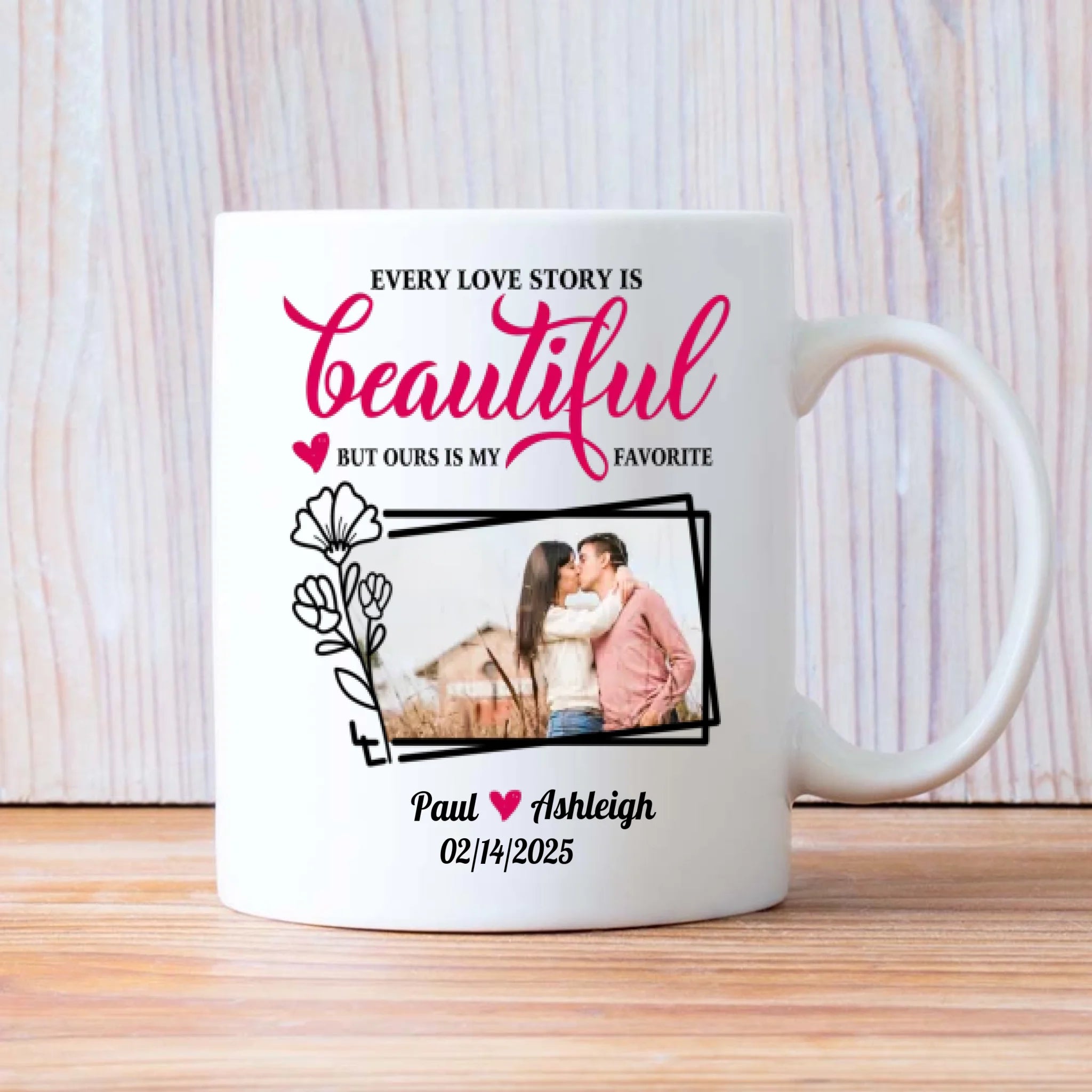 My Love Accent Mug – The Perfect Romantic Couple Mug to Celebrate Your Special Bond - 89Prints