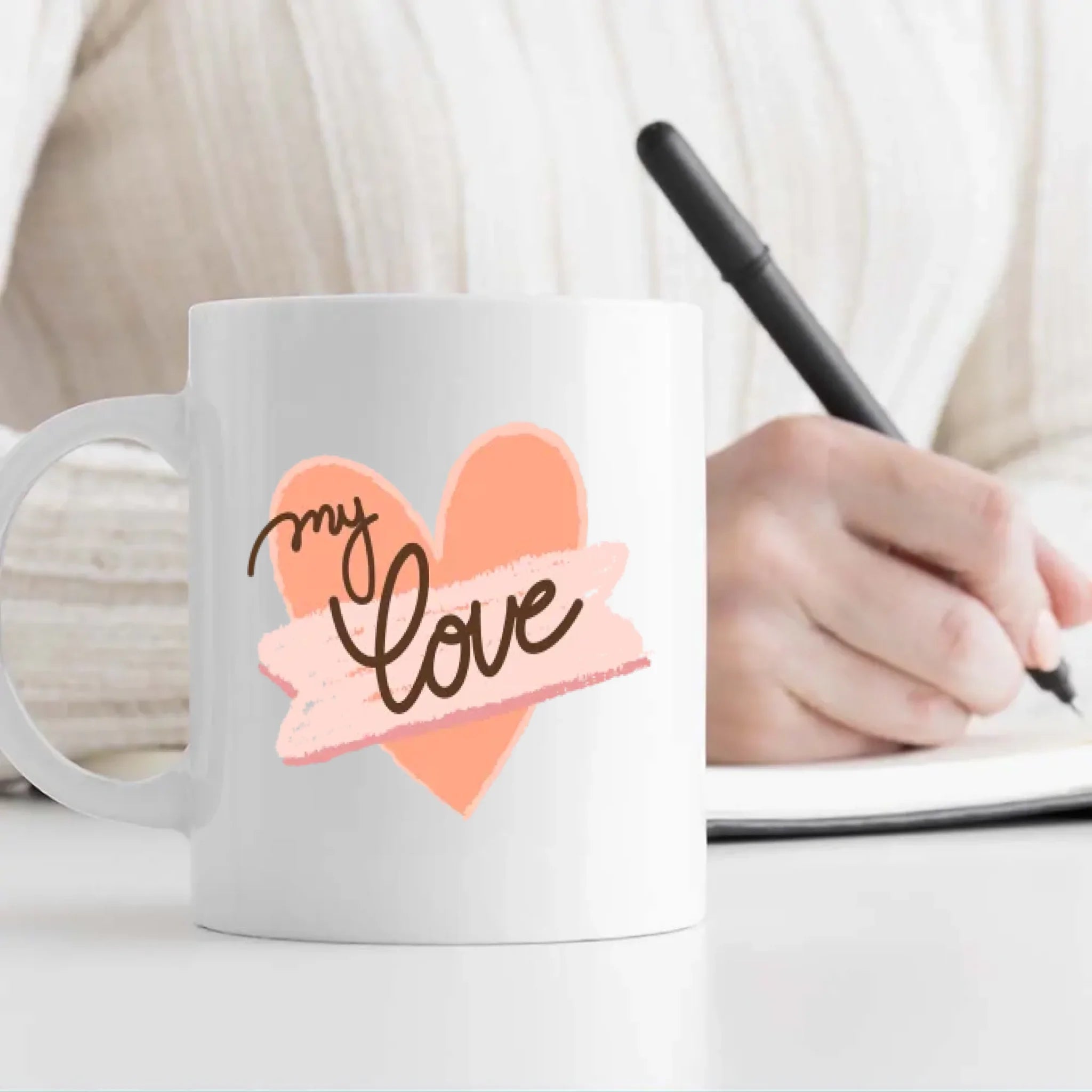 My Love Accent Mug – The Perfect Romantic Couple Mug to Celebrate Your Special Bond - 89Prints