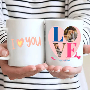 Heart-Shaped Couple Mugs for Lovers – A Perfect Gift to Connect Two Hearts - 89Prints