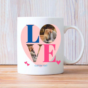 Heart-Shaped Couple Mugs for Lovers – A Perfect Gift to Connect Two Hearts - 89Prints