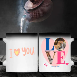 Heart-Shaped Couple Mugs for Lovers – A Perfect Gift to Connect Two Hearts - 89Prints