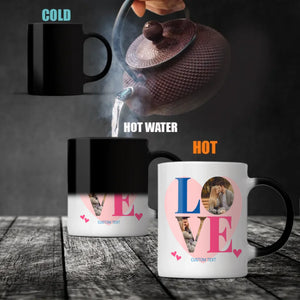 Heart-Shaped Couple Mugs for Lovers – A Perfect Gift to Connect Two Hearts - 89Prints