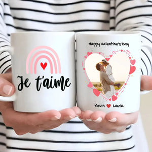 Unique Colored Rim Love Mug – Add a Stylish Touch to Your Love - 89Prints