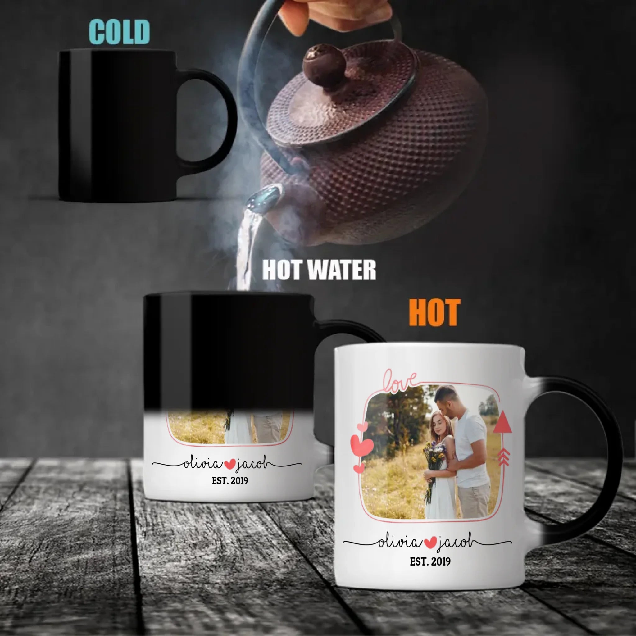 Color Changing Love Mug – Let Your Feelings Unfold with Every Warm Moment - 89Prints