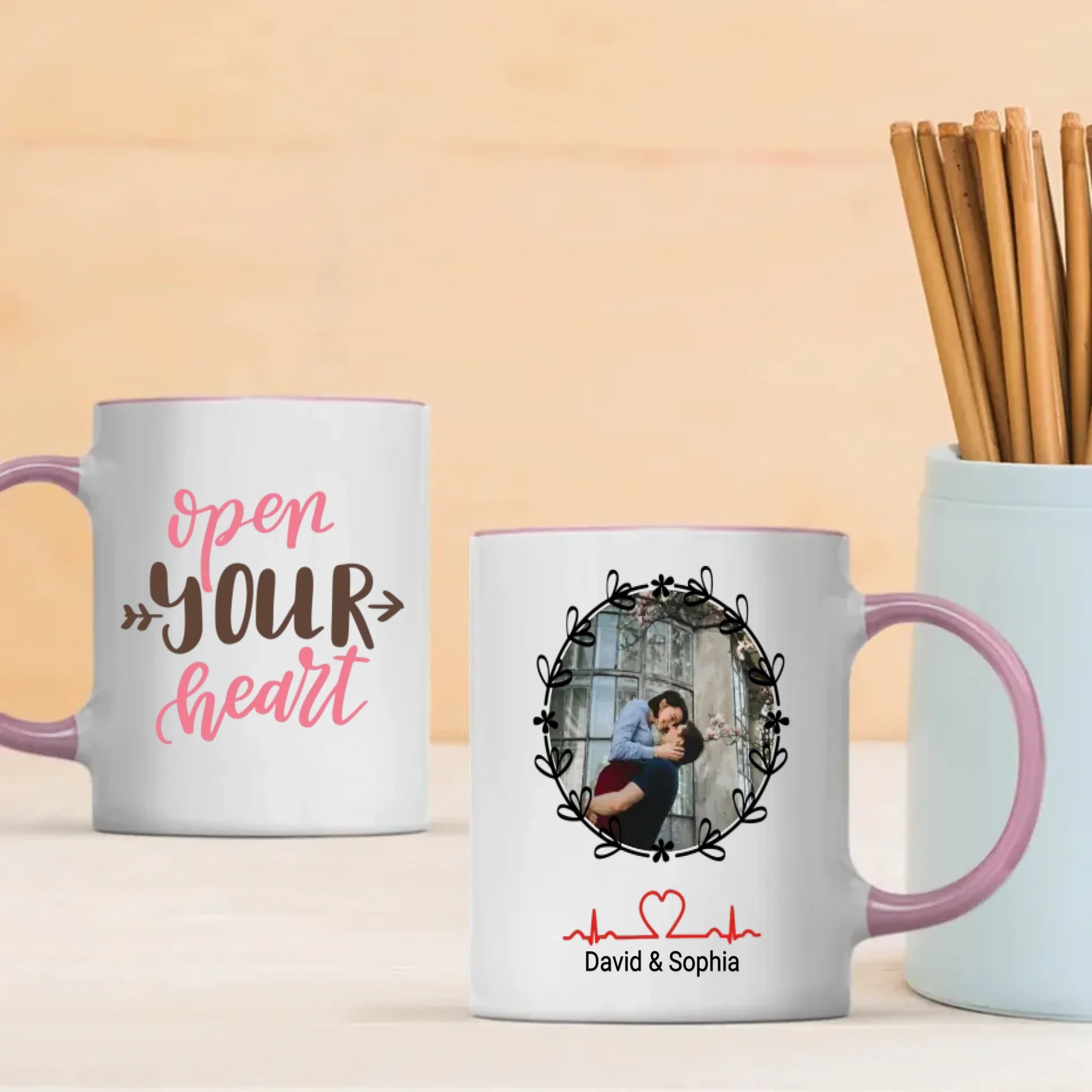 Love Mug with Printed Names – Speak Your Heart in Every Sip - 89Prints