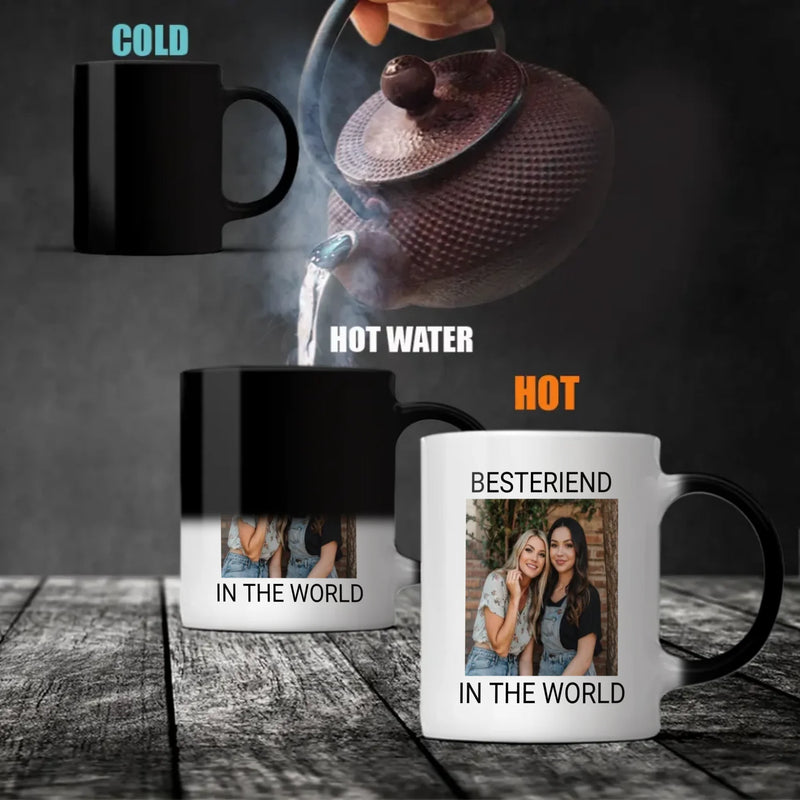 Magic Bestie Mug – Personalized Color-Changing Gift for Best Friend - 89Prints