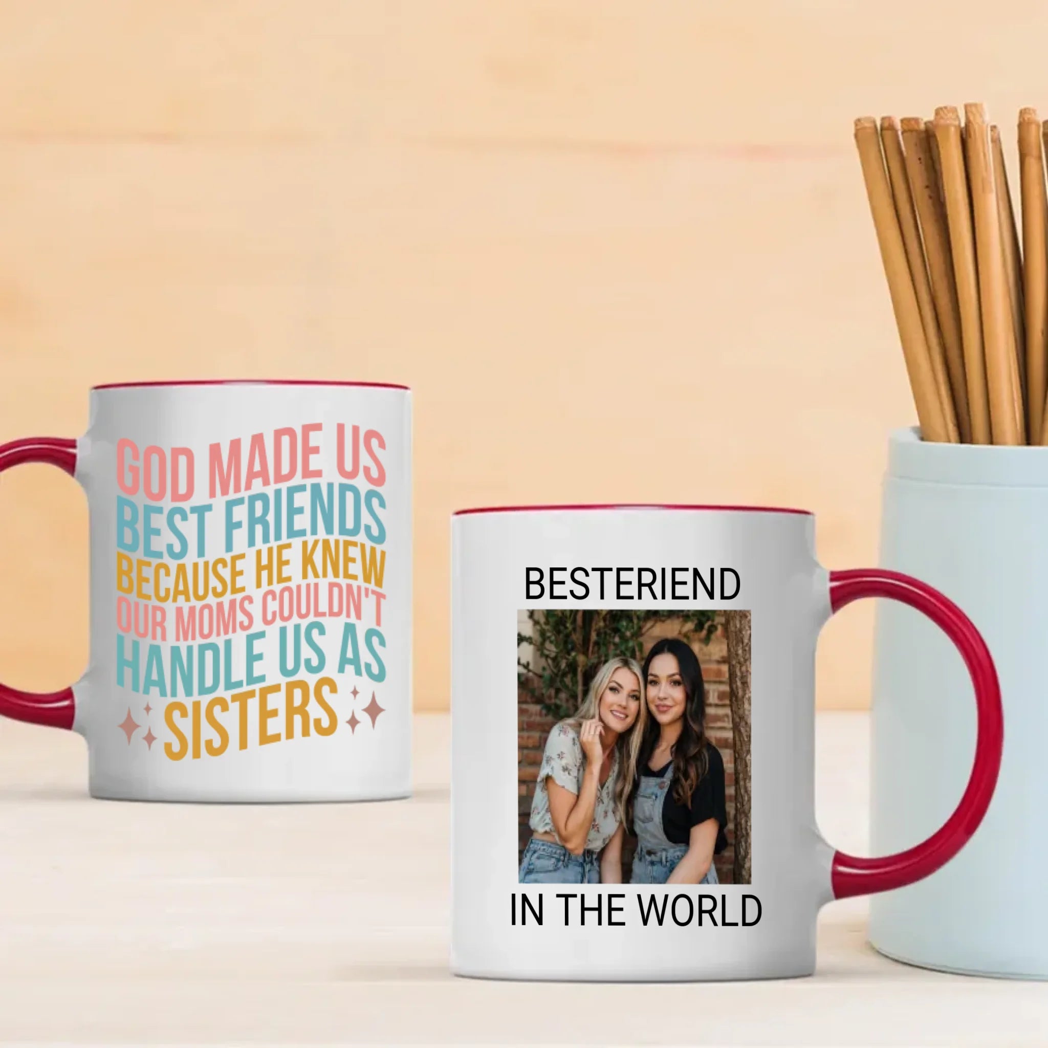 Magic Bestie Mug – Personalized Color-Changing Gift for Best Friend - 89Prints