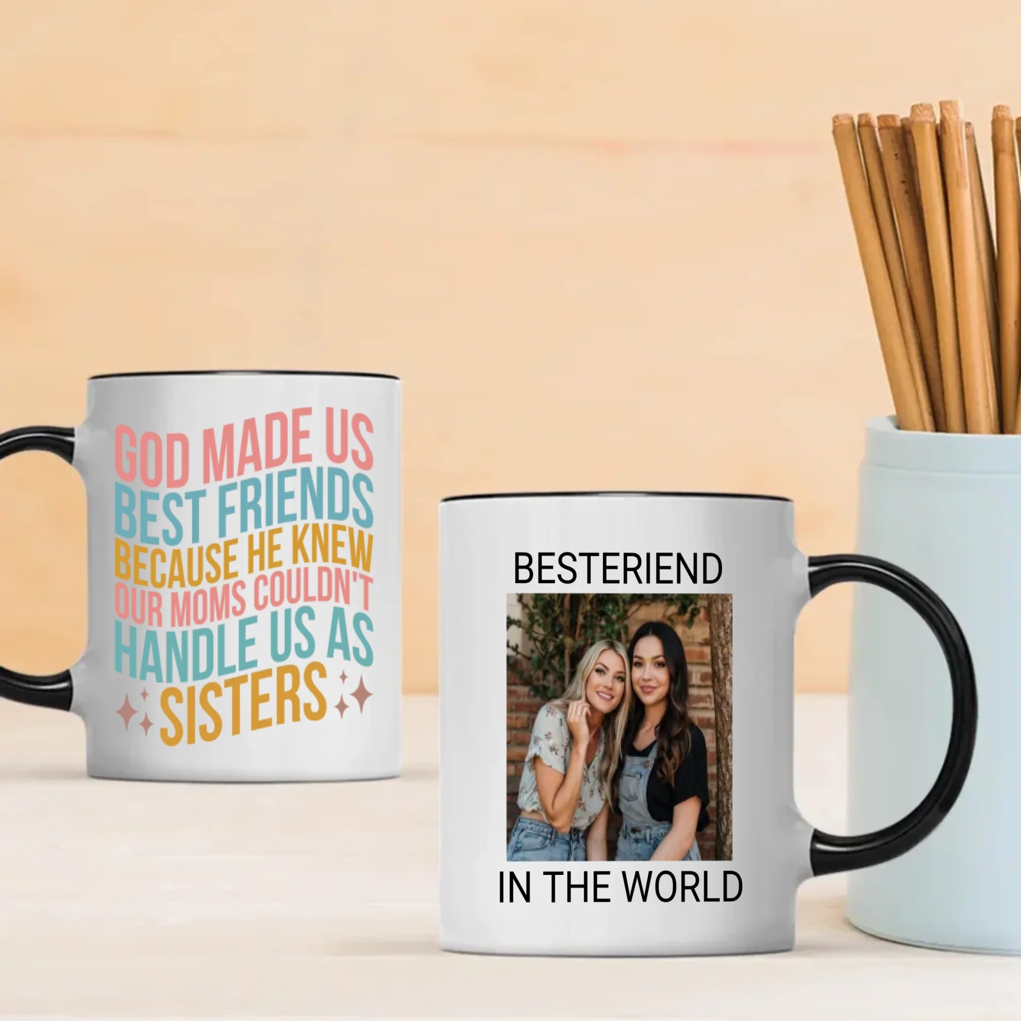 Magic Bestie Mug – Personalized Color-Changing Gift for Best Friend - 89Prints