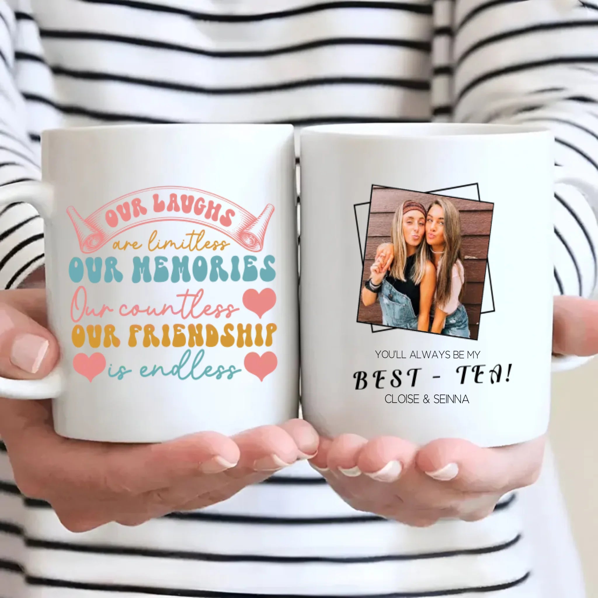 Bestie Mug – Personalized Friendship Coffee Cup - 89Prints