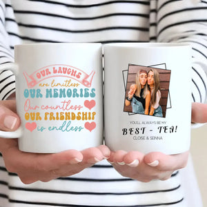 Bestie Mug – Personalized Friendship Coffee Cup - 89Prints