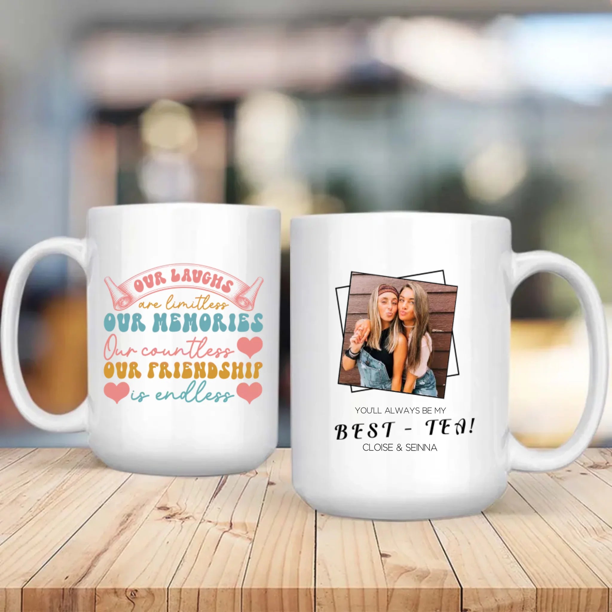 Bestie Mug – Personalized Friendship Coffee Cup - 89Prints