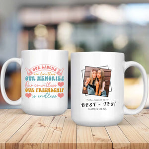 Bestie Mug – Personalized Friendship Coffee Cup - 89Prints