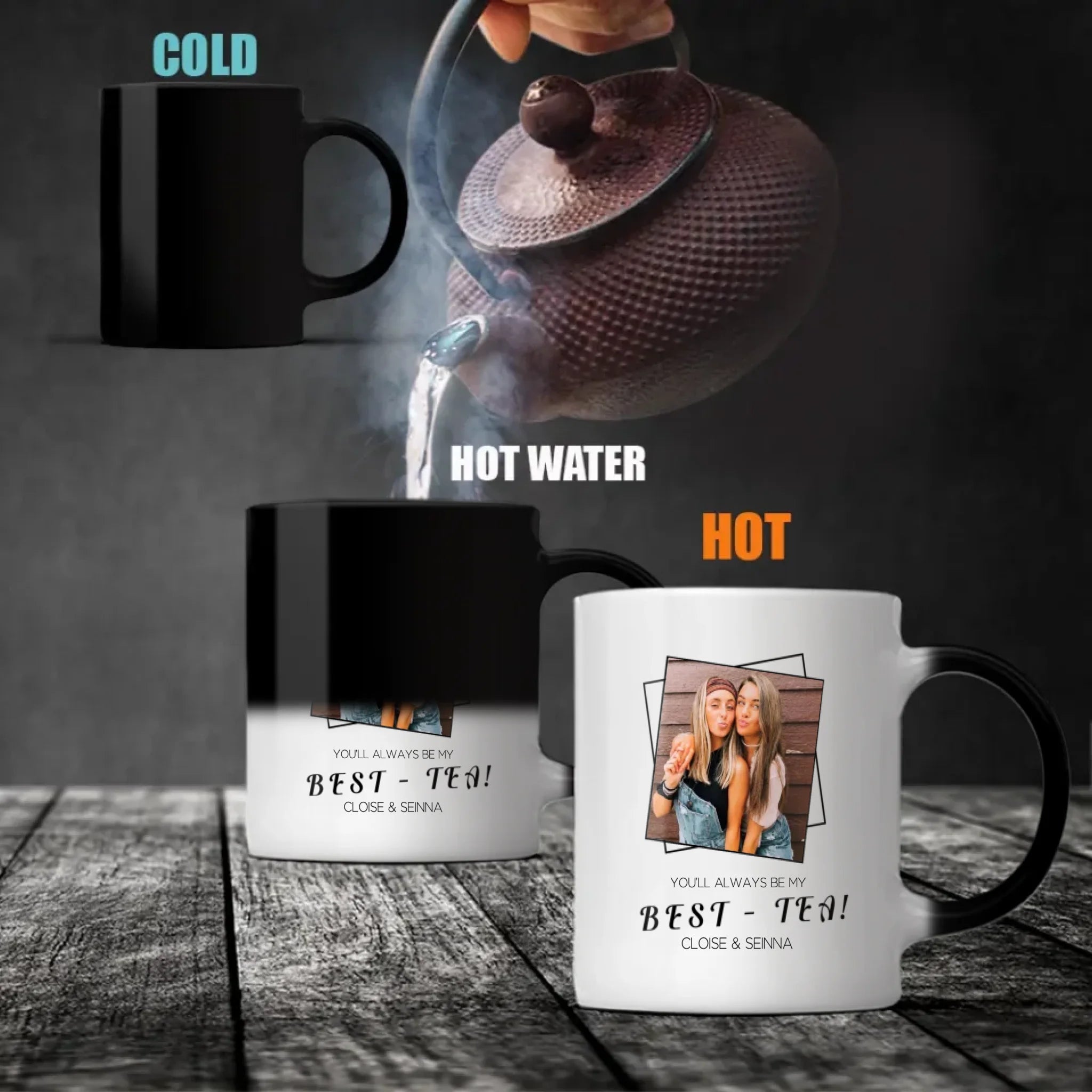 Bestie Mug – Personalized Friendship Coffee Cup - 89Prints